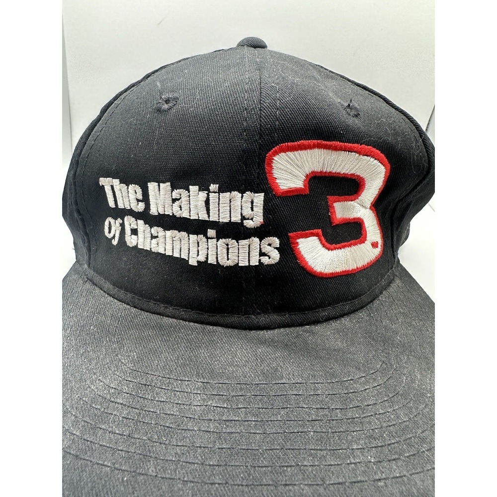 Vintage 90s Dale Earnhardt Sr RCR #3 Making Of Champions Snap Back Hat Vtg Cap